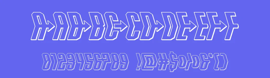 Crossbow by Iconian Fonts — Decorative Font — thumbnail 3