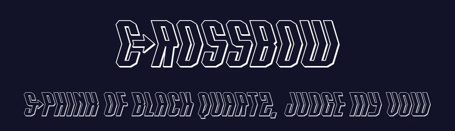 Crossbow by Iconian Fonts — Decorative Font — thumbnail 2