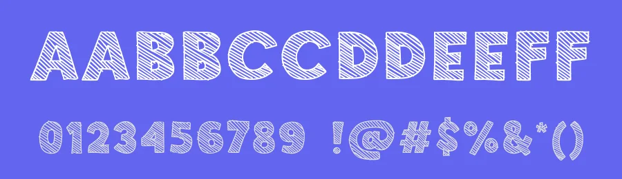 Crossed Out by Khurasan — Decorative Font — thumbnail 3