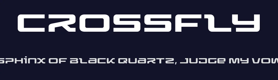 Crossfly by Namara Creative — Display Font — thumbnail 2