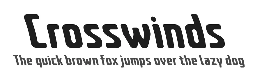 Crosswinds by Yves Michel — Sans Serif Font