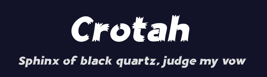 Crotah by Alit Design — Decorative Font — thumbnail 2