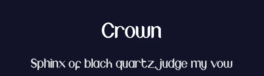Crown by Omotu Studio — Sans Serif Font — thumbnail 2