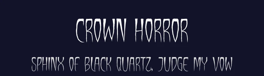 Crown Horror by Fondaystudio — Decorative Font — thumbnail 2