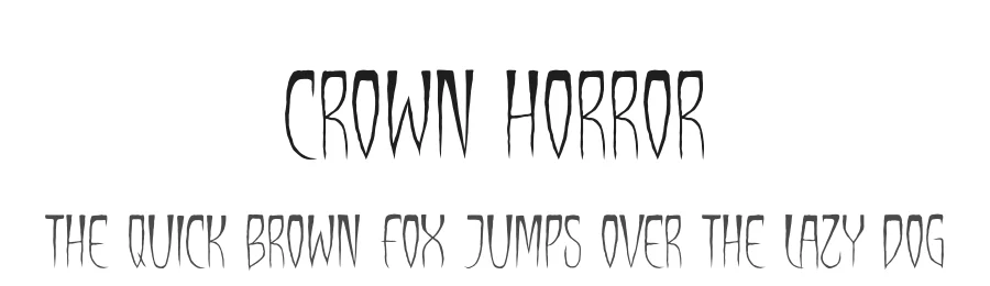 Crown Horror by Fondaystudio — Decorative Font