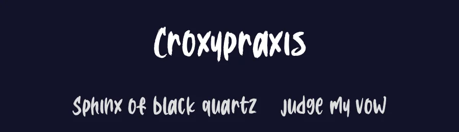 Croxypraxis by Maulana Creative — Script Handwritten Font — thumbnail 2