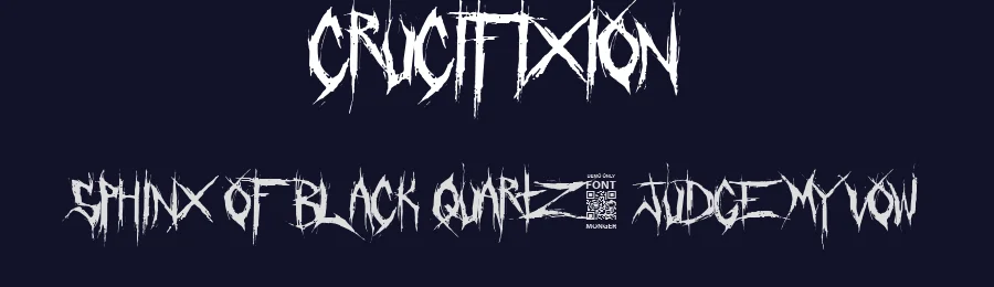 Crucifixion by Fontmonger — Decorative Font — thumbnail 2
