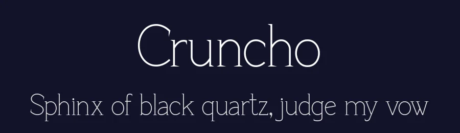 Cruncho by 7NTypes — Serif Font — thumbnail 2