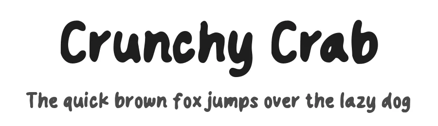 Crunchy Crab by MJType — Decorative Font