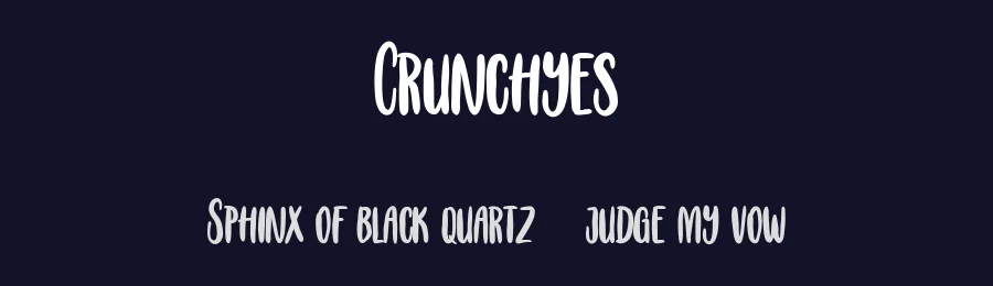 Crunchyes by Maulana Creative — Script Handwritten Font — thumbnail 2