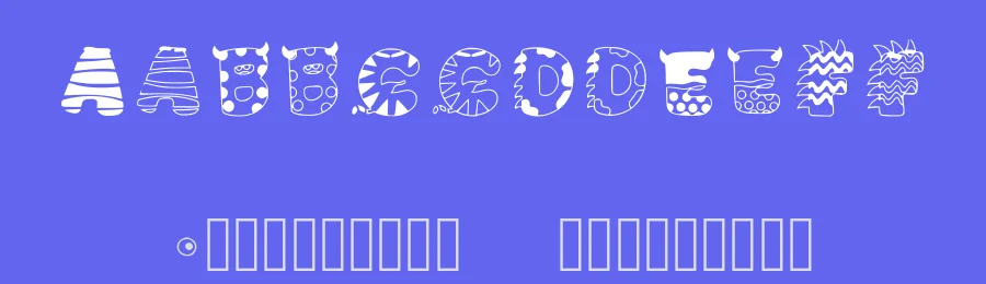 Crunchyy Monster by Meonk Plans — Decorative Font — thumbnail 3