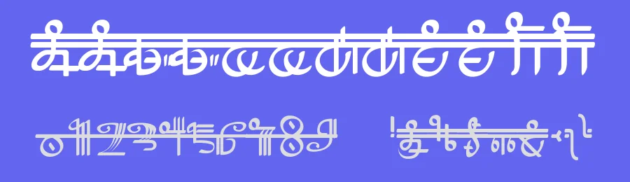 Crystal Bearers Script by hechicero — Dingbats Font — thumbnail 3