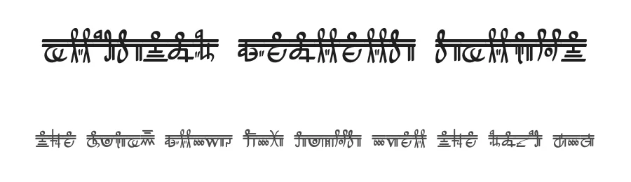 Crystal Bearers Script by hechicero — Dingbats Font