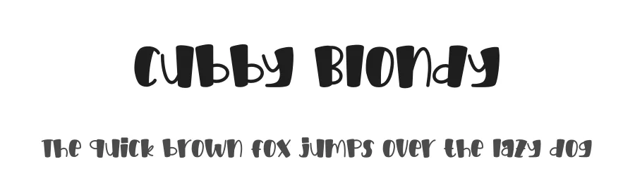 Cubby Blondy