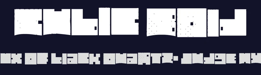Cubic Bold by Judith Sales — Decorative Font — thumbnail 2