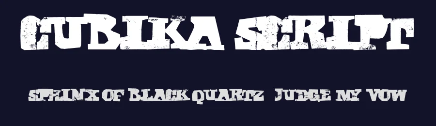 Cubika Script by Billy Argel Fonts ® — Decorative Font — thumbnail 2