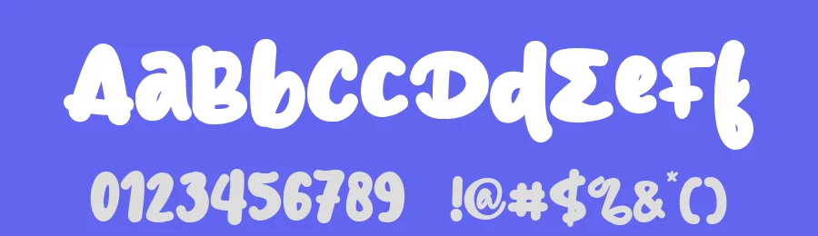 Cuddle Bunny by Stefani Letter — Decorative Font — thumbnail 3