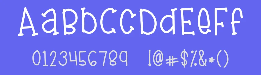 Cuddles by Mahima Khullar — Decorative Font — thumbnail 3