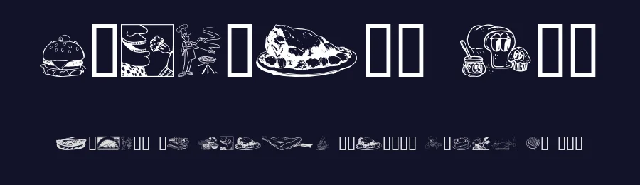 Culinary Art by GemFonts / Typotheticals — Dingbats Font — thumbnail 2