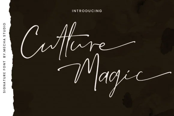Culture Magic Font by MechaStudio — Script Handwritten Font