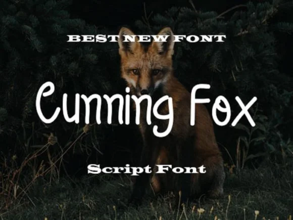 Cunning Fox Font by scriptstrategy — Script Handwritten Font