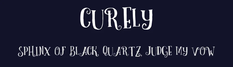 Curely by Konstantine Studio — Decorative Font — thumbnail 2