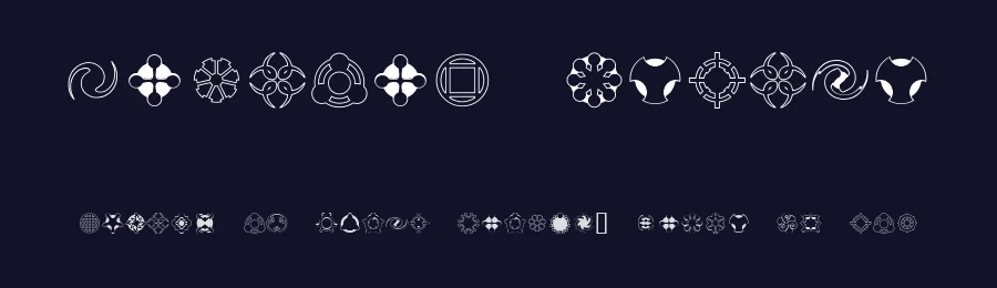 Curious Device by David Hirmes — Dingbats Font — thumbnail 2