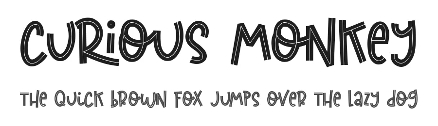 Curious Monkey by Abo Daniel Studio — Decorative Font