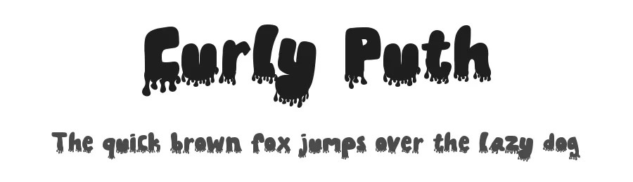 Curly Puth by Annisa Afni — Decorative Font