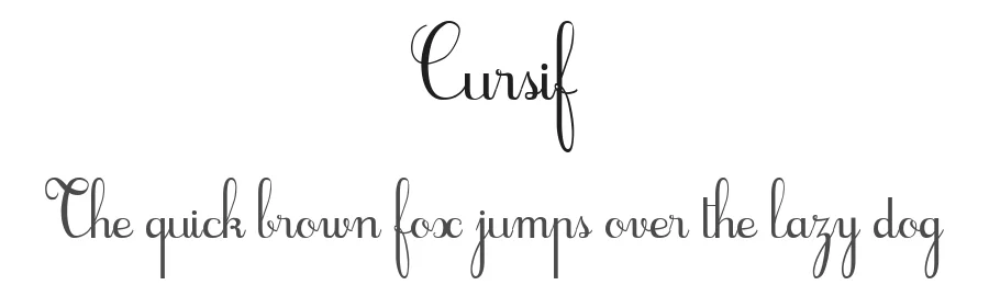 Cursif