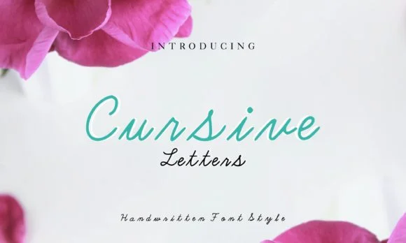 Cursive Letters Font