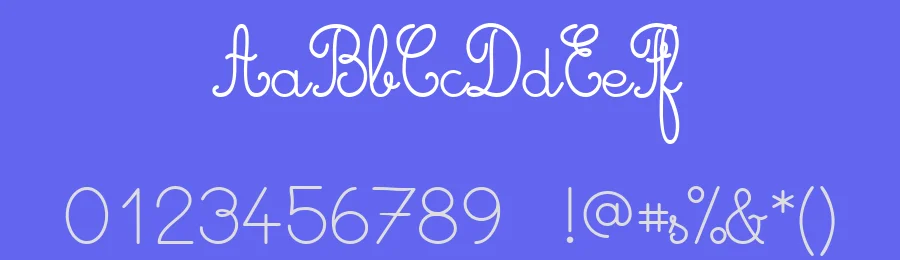 Cursive — Script Handwritten Font — thumbnail 3