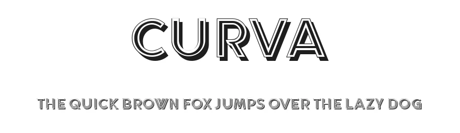 Curva by Vladimir Nikolic β Sans Serif Font