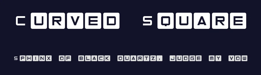 Curved Square by Hawtpixel — Display Font — thumbnail 2