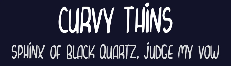 Curvy Thins by Hawtpixel — Decorative Font — thumbnail 2