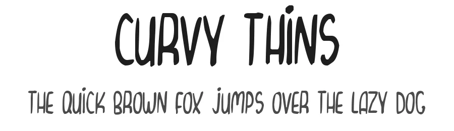 Curvy Thins by Hawtpixel — Decorative Font