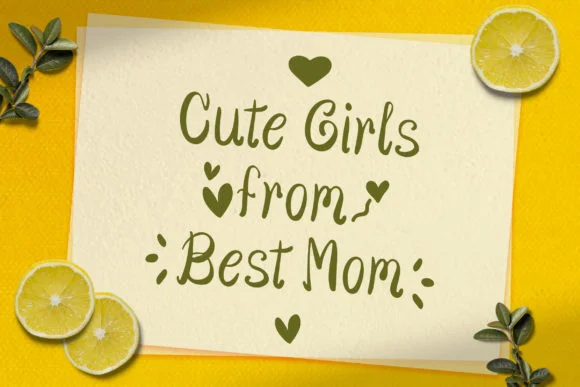 Cute Girls Font by numnim — Script Handwritten Font — thumbnail 8
