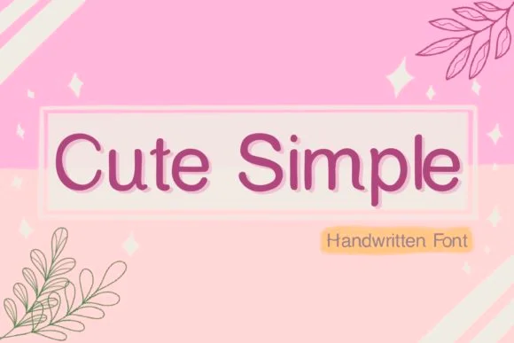 Cute Simple Font by Aloe_wannaart — Script Handwritten Font