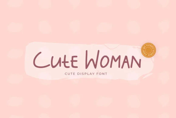 Cute Woman Font by OKEVECTOR β Script Handwritten Font