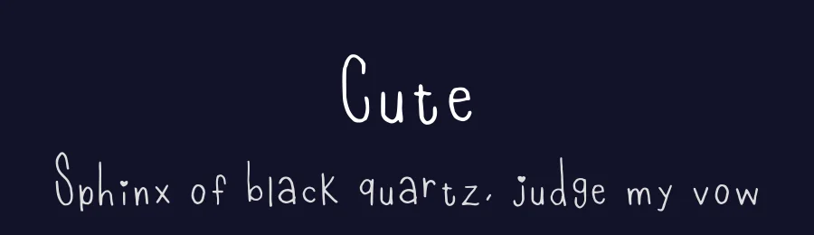 Cute by Natalia Arencibia — Script Handwritten Font — thumbnail 2