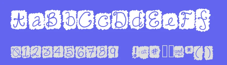 Cute Cursive Blackout by Kandi Zee — Decorative Font — thumbnail 3