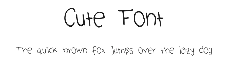 Cute Font