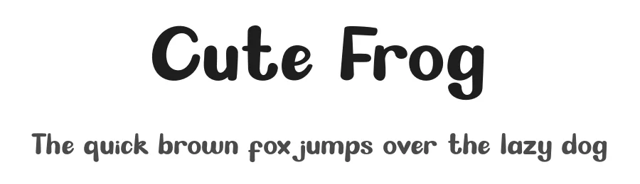 Cute Frog