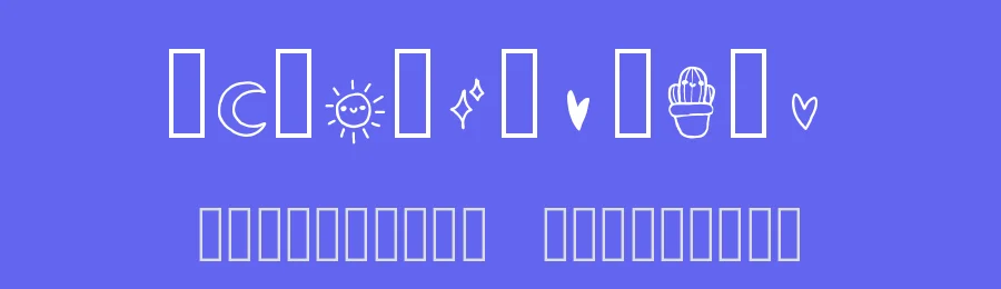 Cute Icons by Tillai Zita — Dingbats Font — thumbnail 3