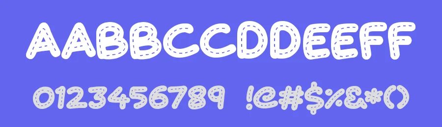 Cute Stitch by Hawtpixel — Decorative Font — thumbnail 3