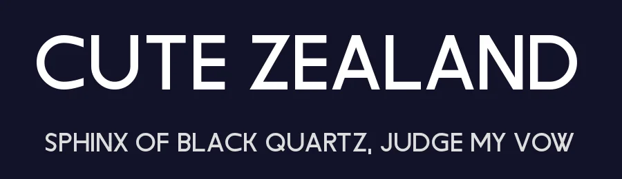 Cute Zealand by Chequered Ink — Sans Serif Font — thumbnail 2