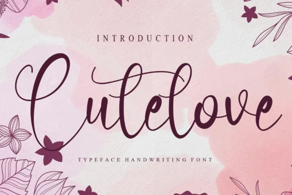 Cutelove Font by Misterletter.co — Script Handwritten Font
