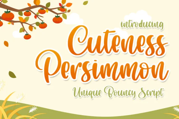 Cuteness Persimmon Font by Abodaniel — Serif Font
