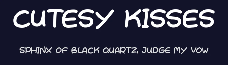 Cutesy Kisses by Hawtpixel — Script Handwritten Font — thumbnail 2