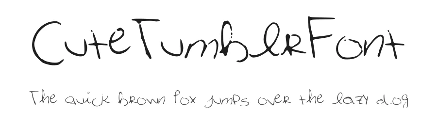 CuteTumblrFont